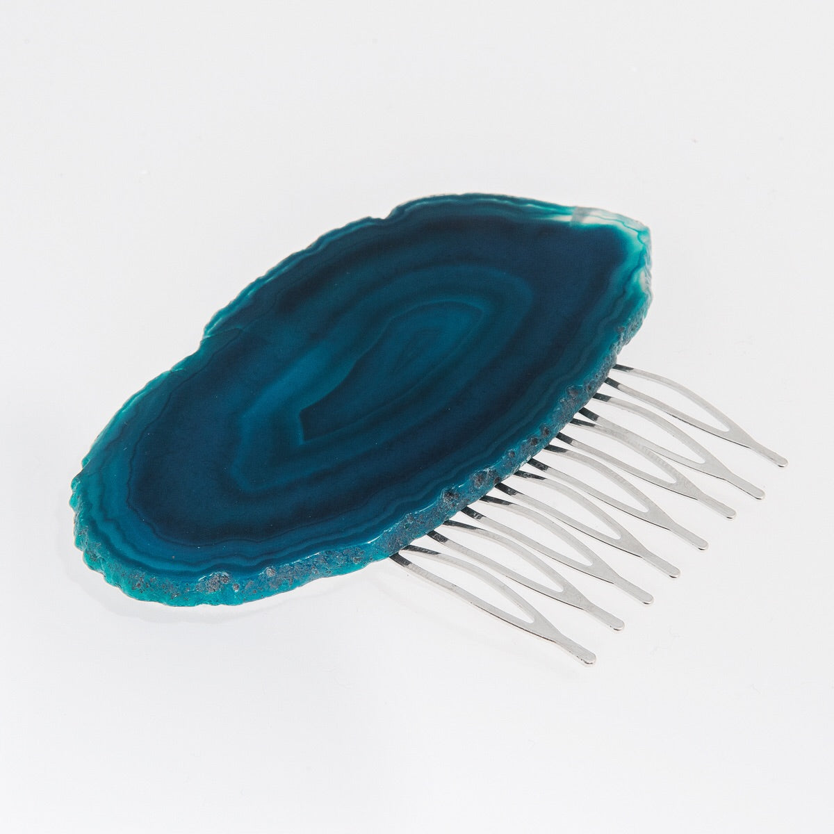 Hair pin blue agate
