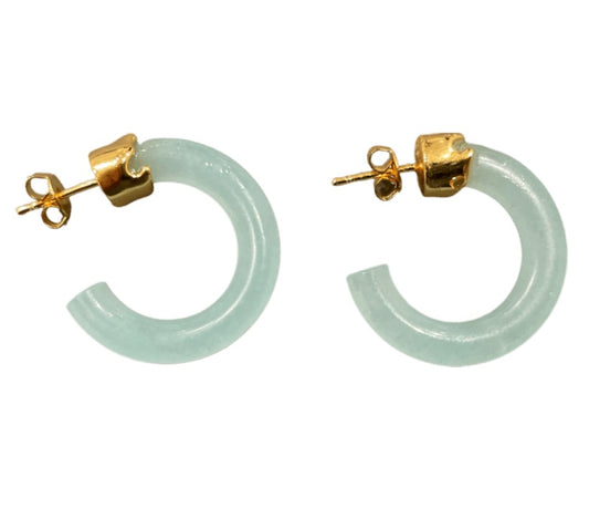 Hoops Jade lichtgroen