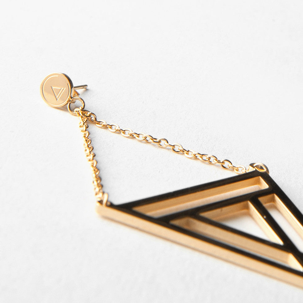 Oorbellen "Triangle"