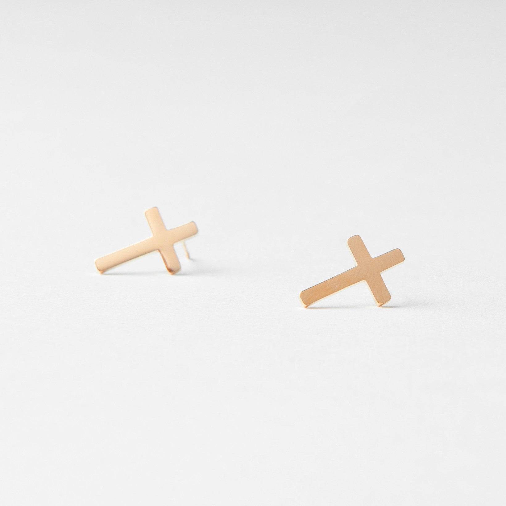 Earrings "Cross"