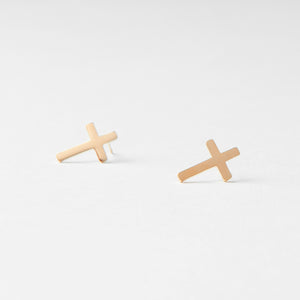 Earrings "Cross"