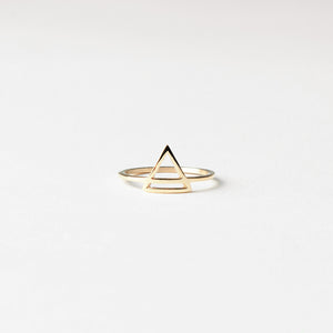 Ring "Triangle Gold"