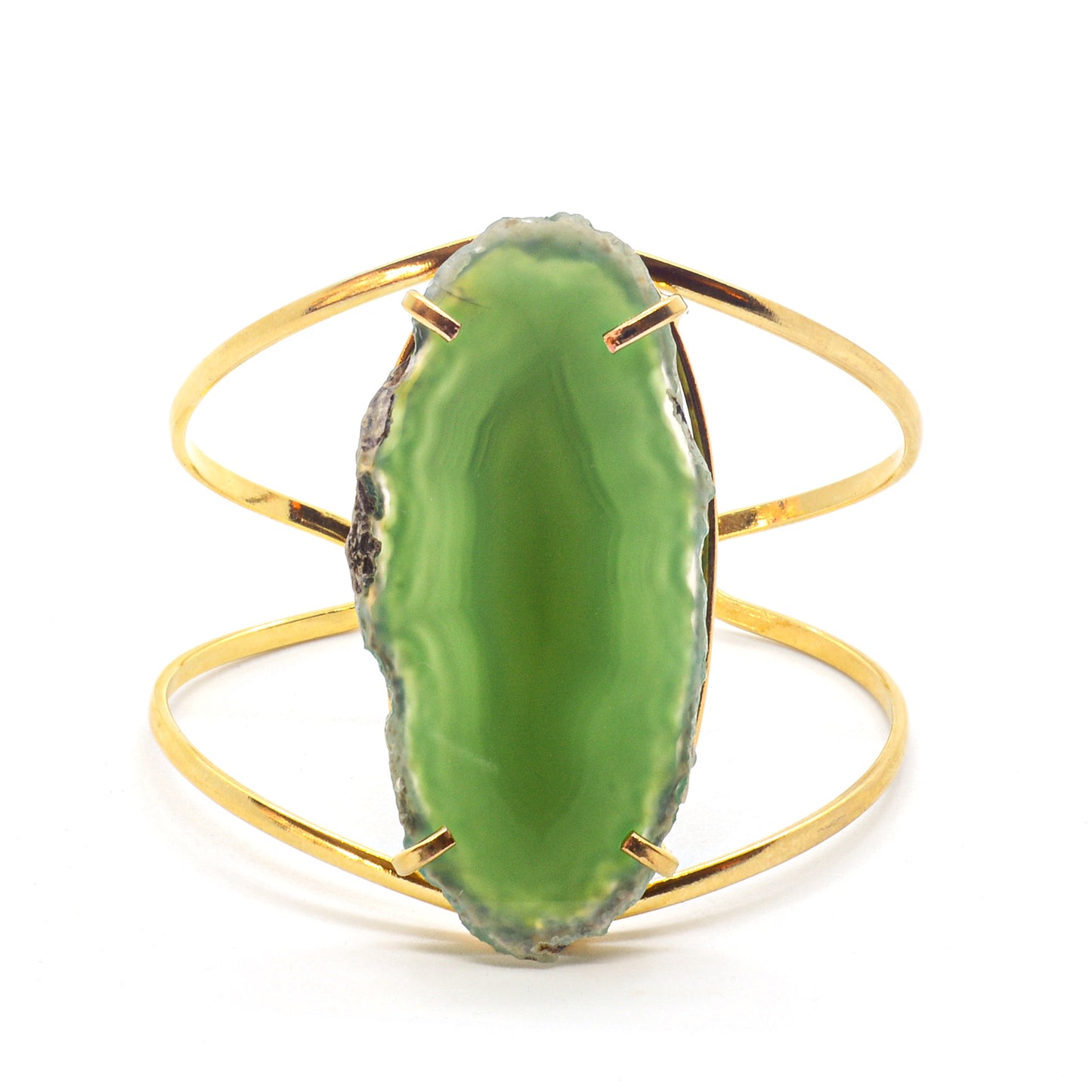 Green agate bracelet