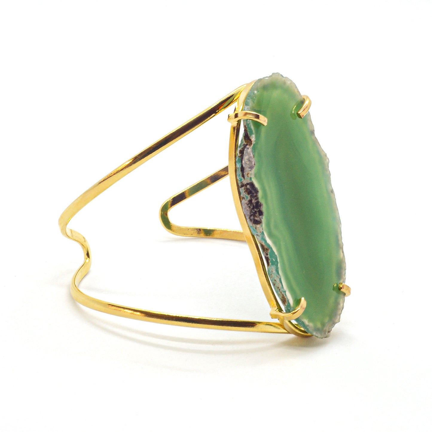 Green agate bracelet