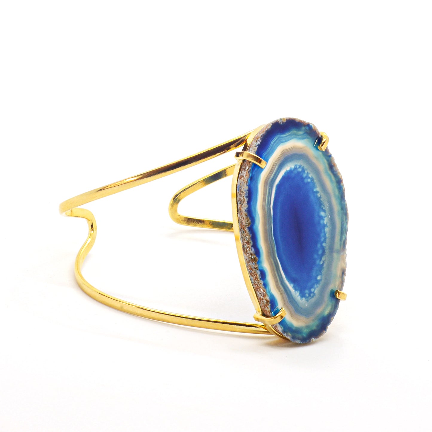 Armband blauwe agaat