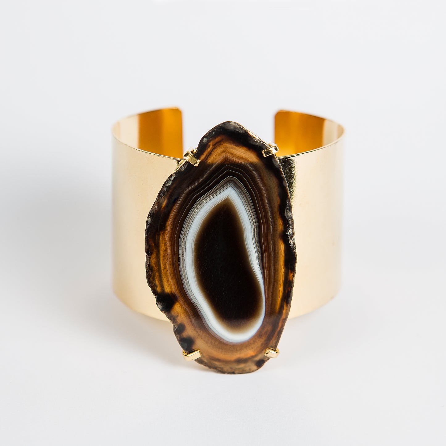 Armband Matao Cuff Bruine Agate