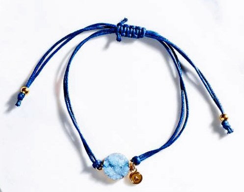 Bracelet Druzy Power Blue