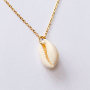 Necklace Shell Mermaid Natural Cowrie