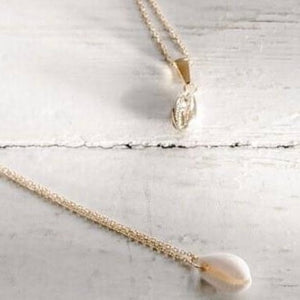 Necklace Shell Mermaid Golden Cowrie