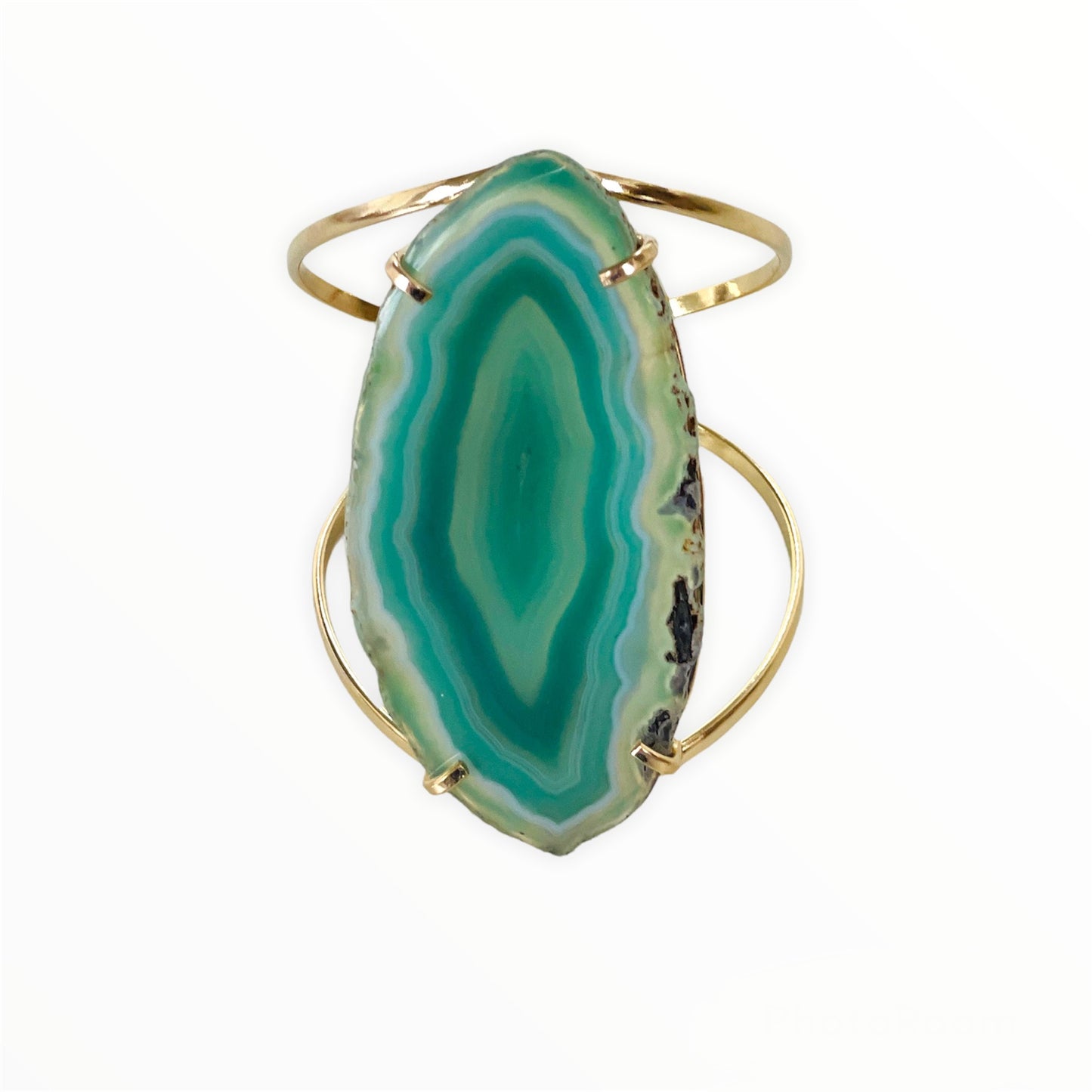 Green agate bracelet