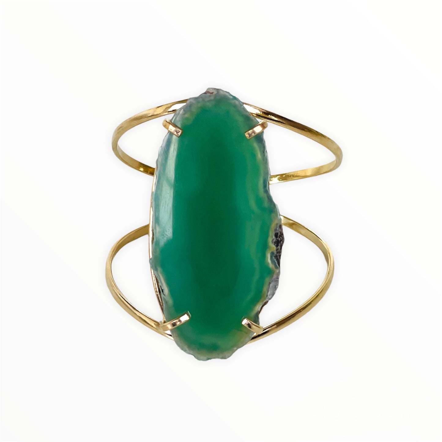 Green agate bracelet