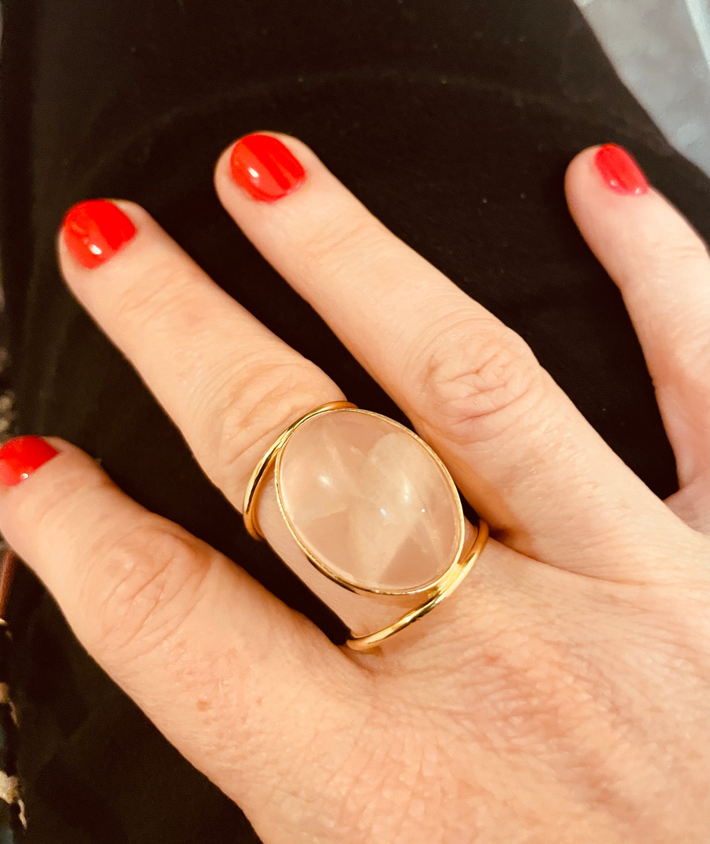 Ring Rose Quartz