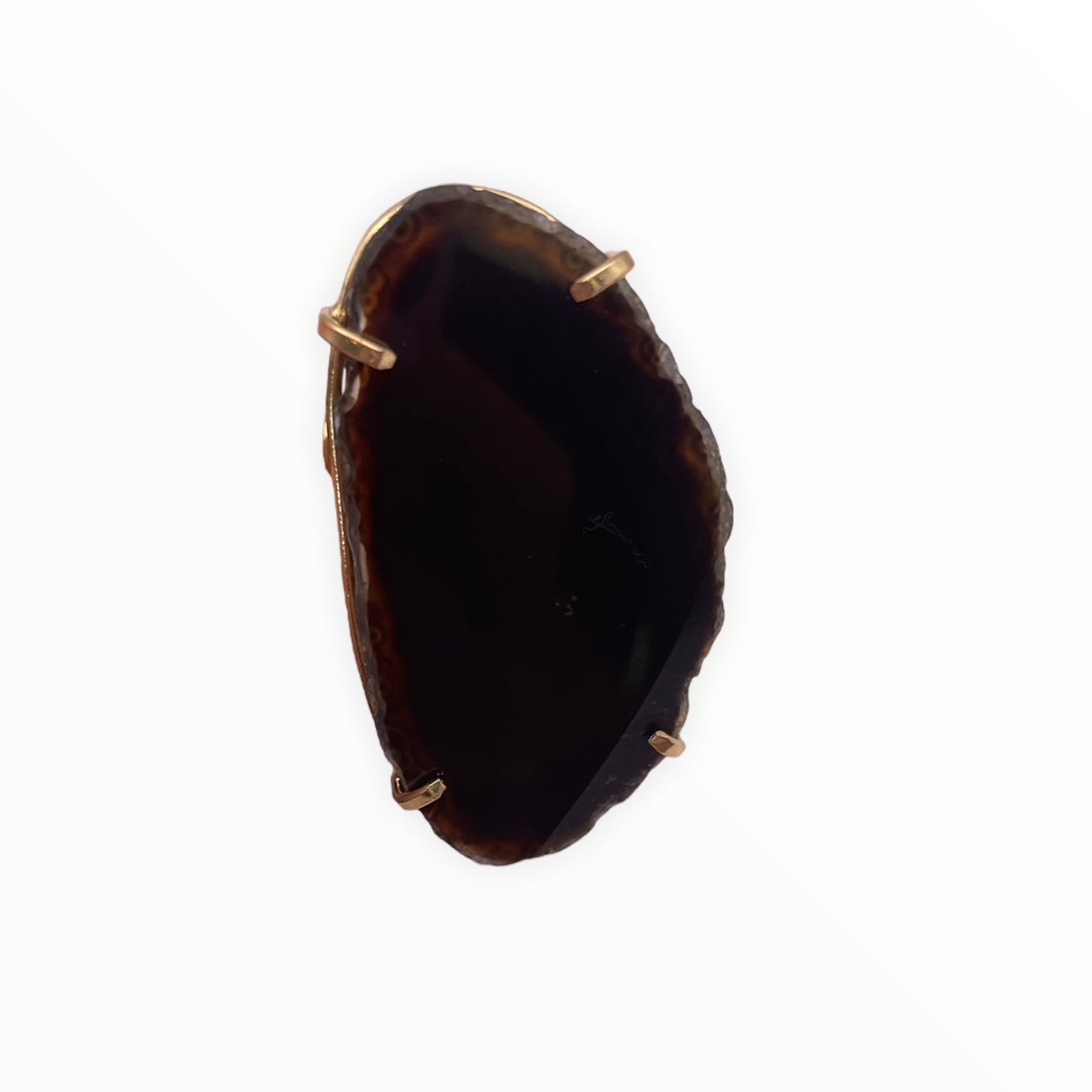 Ring Saudade Dark Agate