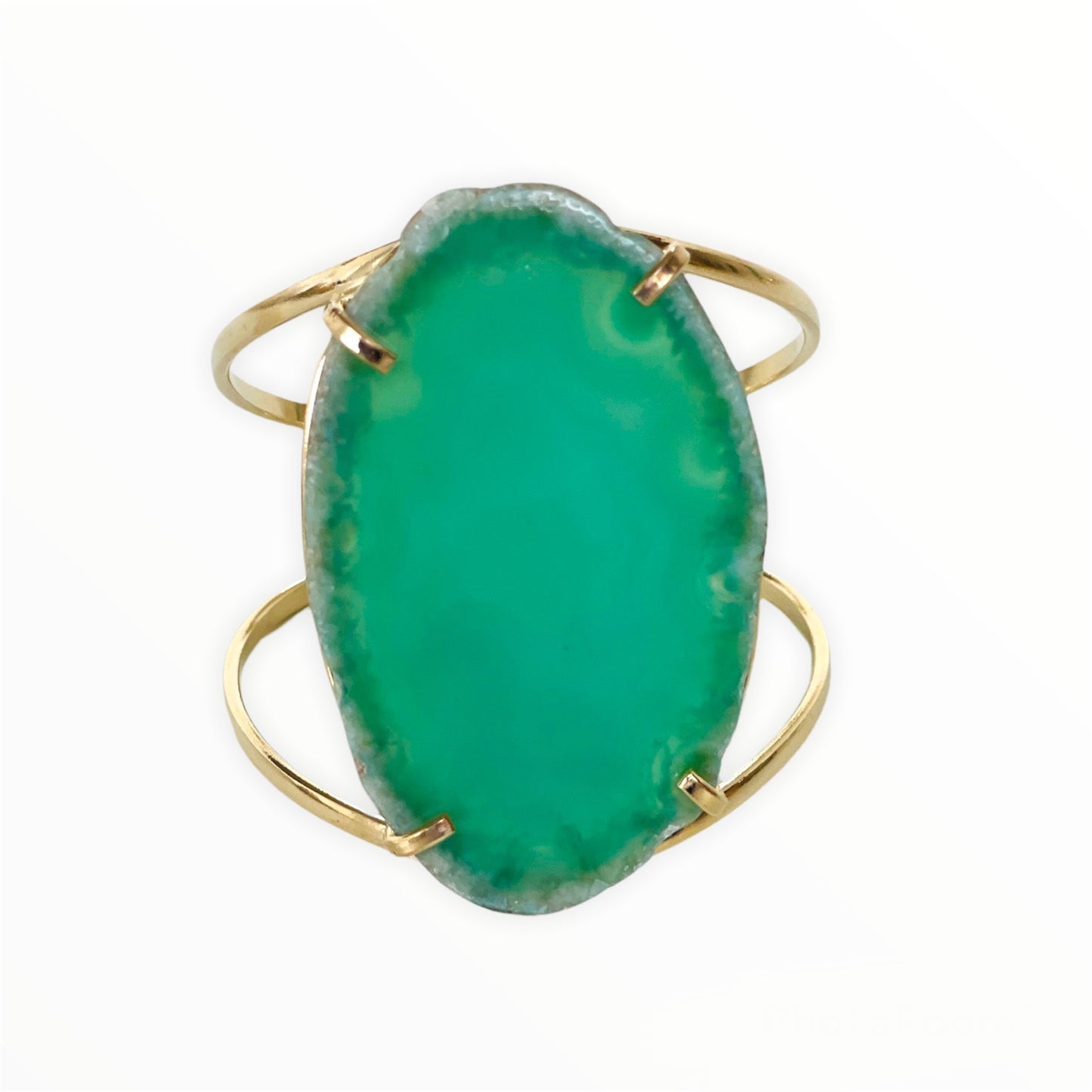 Green agate bracelet