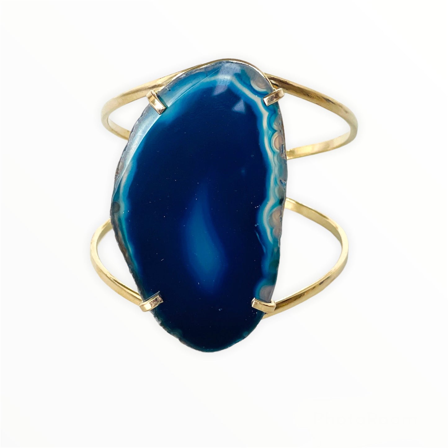 Armband blauwe agaat