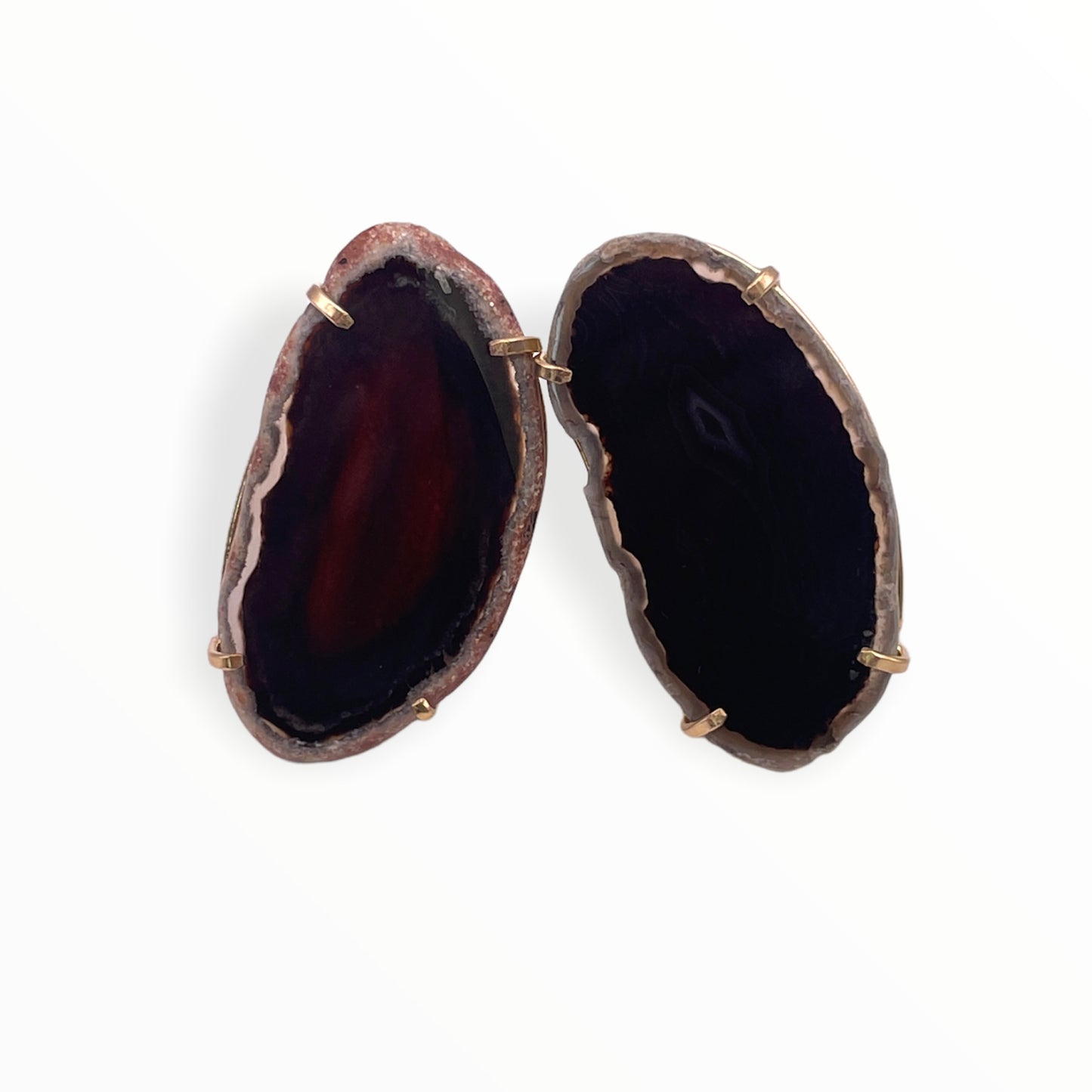 Ring Saudade Dark Agate